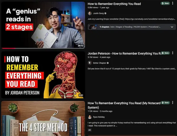 Dan Koe, How to remember everything you read